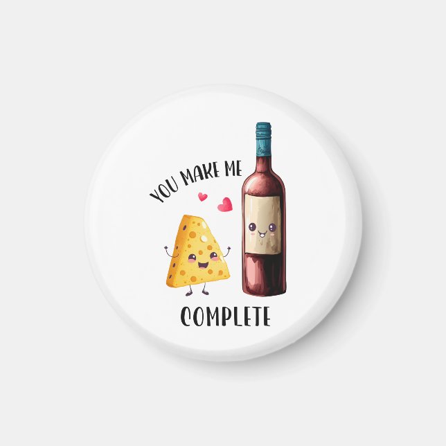 Imán Regalo de San Valentín que me haces completar (Frente)