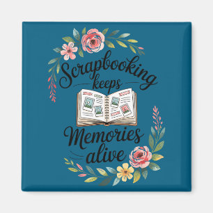 Imán Regalo de scrapbooking lindo