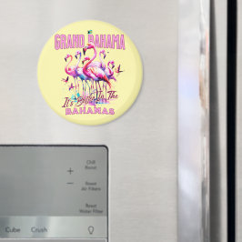 Imán Regalo de souvenirs de las Bahamas: Gran Bahama Fl