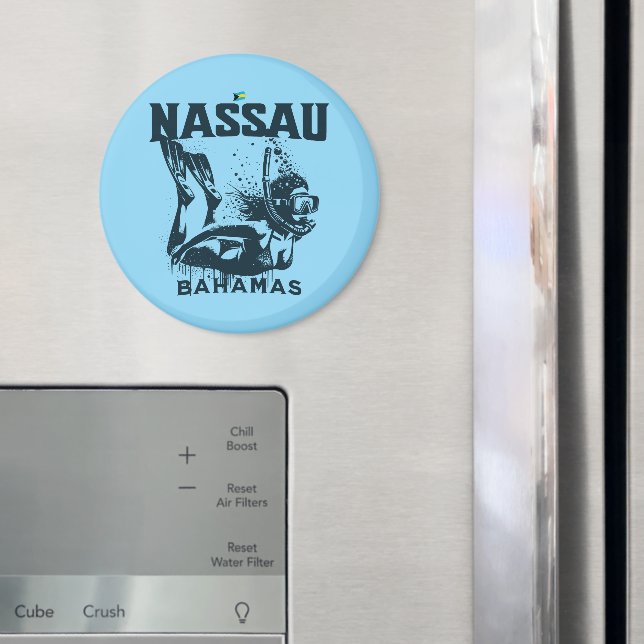 Imán Regalo de souvenirs de las Bahamas: Nassau Bahamas (In situ (nevera))