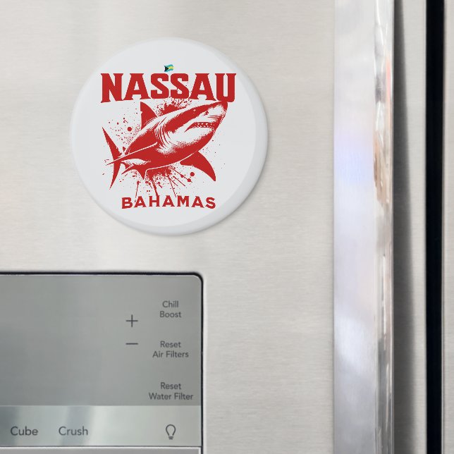 Imán Regalo de souvenirs de las Bahamas: Pescado de tib (In situ (nevera))