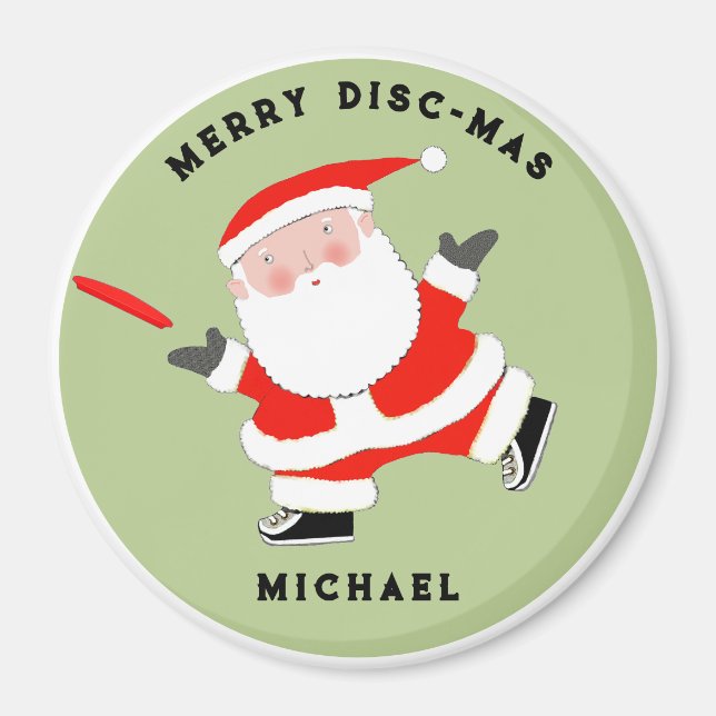 Imán Regalo de Stuffer de Frisbee (Frente)