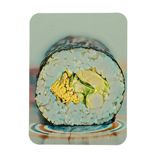 Imán Regalo de sushi para amantes de la comida (Vertical)