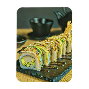 Imán Regalo de sushi vintage