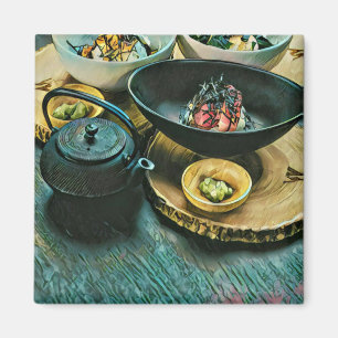 Imán Regalo de sushi vintage