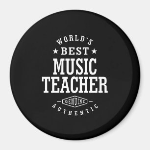 Imán Regalo de títulos de trabajo del profesor de músic