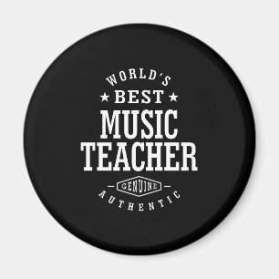 Imán Regalo de títulos de trabajo del profesor de músic