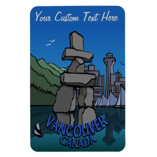 Imán Regalo de Tótem Personalizado de Vancouver Souveni