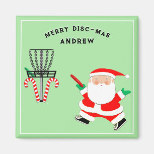 Imán Regalo de vacaciones de disco de golf