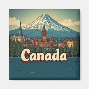 Imán Regalo de viaje a Canadá para exploradores frecuen