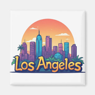 Imán Regalo de viaje a Los Ángeles California para expl