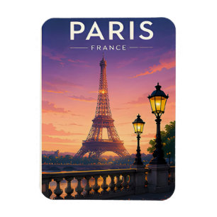 Imán Regalo de viaje a París Francia Ciudad Atemporal