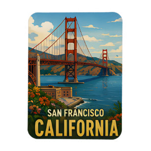 Imán Regalo de viaje a San Francisco California