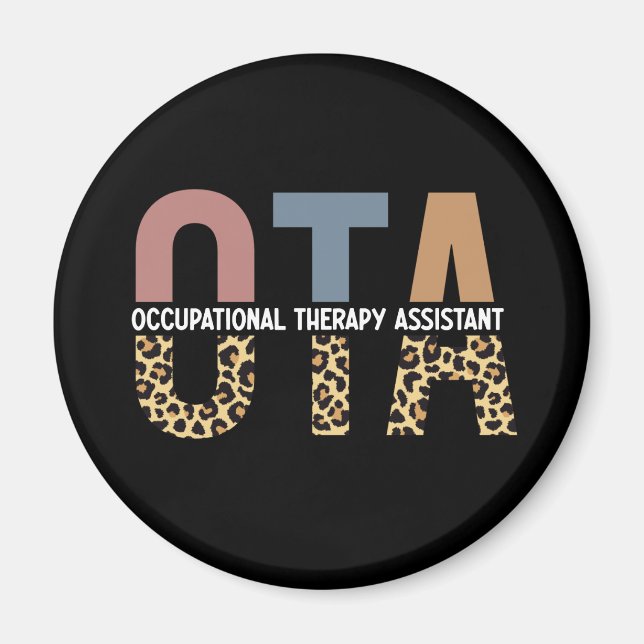 Imán Regalo del asistente de terapia ocupacional de OTA (Frente)