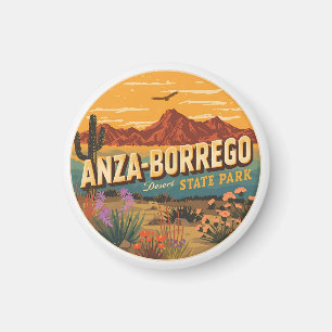 Imán Regalo del desierto del parque estatal Anza Borreg