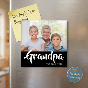 Imán Regalo del Día de los Abuelos Establecido por el A