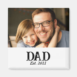 Imán Regalo del Día del Padre Establecido por Papá