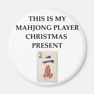 Imán regalo del mahjong