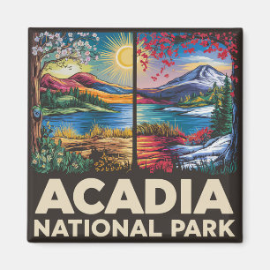 Imán Regalo del parque nacional de la Acadia de Primave