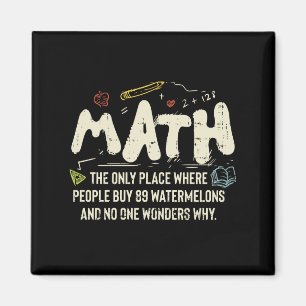 Imán Regalo del profesor de matemáticas
