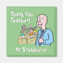 Imán Regalo del profesor. Gracias a un maestro