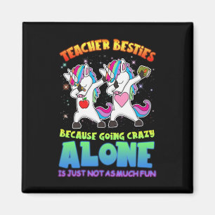 Imán Regalo del profesor   Maestra Besties Porque Está 