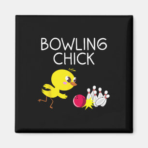 Imán Regalo Divertido de Bolos para Mujeres Bolera Lind