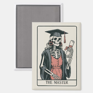 Imán Regalo divertido de graduación para maestro esquel