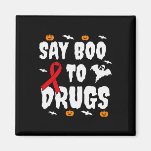 Imán Regalo divertido de Halloween dice boo a la toma d