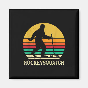 Imán Regalo divertido de hockey Sasquatch Bigfoot Campo
