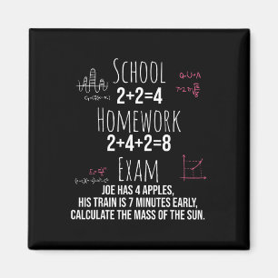 Imán Regalo divertido de matemáticas para profesoras ad