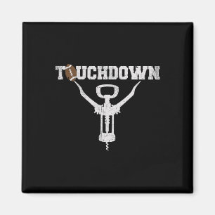 Imán Regalo divertido de touchdown para amantes del fút