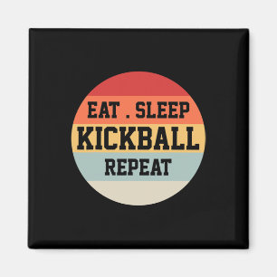 Imán Regalo divertido del jugador de Kickball Retro