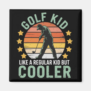 Imán Regalo divertido para niños golfistas y amantes de