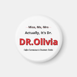 Imán Regalo Divertido para Presidente de Graduación de 