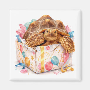 Imán Regalo divertido y gruñón de cumpleaños para tortu