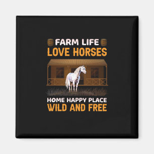 Imán Regalo ecuestre Caballos de amor para la vida de