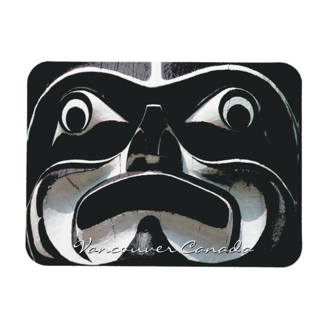 Imán Regalo emblemático de Vancouver Souvenir Magnet To (Horizontal)