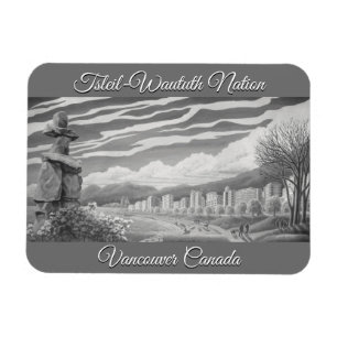 Imán Regalo emblemático de Vancouver Souvenir Magnet Va