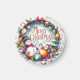 Imán Regalo navideño Feliz Navidad
