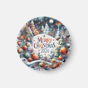 Imán Regalo navideño Feliz Navidad 2024