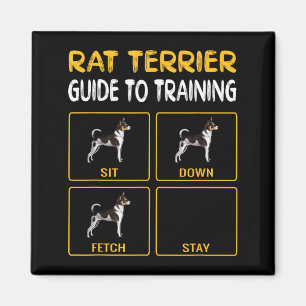 Imán Regalo para dueños de Rat Terriers con tema de per
