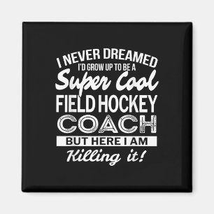 Imán Regalo para Entrenador de Hockey sobre Césped Cami