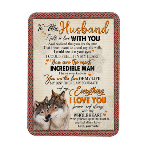 Imán Regalo para esposo Carta a mi esposo de la espos