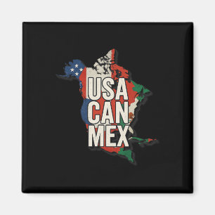 Imán Regalo para fanático del fútbol de EE. UU. Can Mex