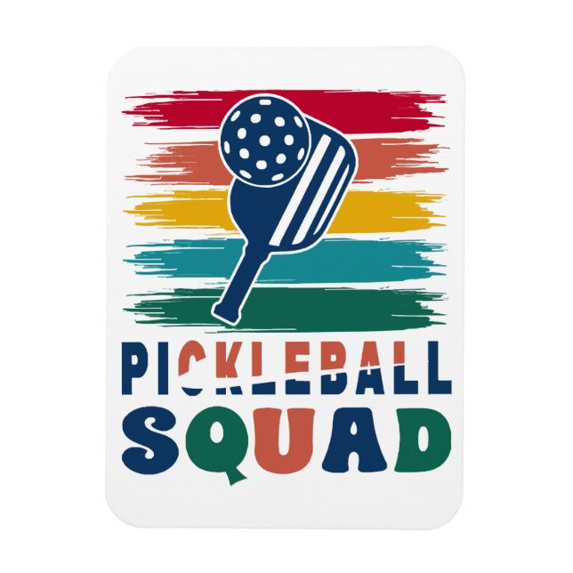 Imán Regalo para jugadores de pickleball (Vertical)