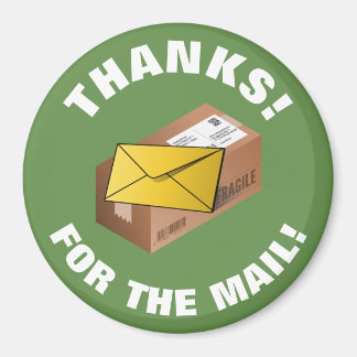 Imán Regalo Para Mailman | Redondeo