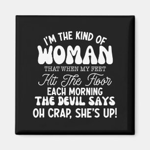 Imán Regalo para mujeres cita motivacional mujer segura