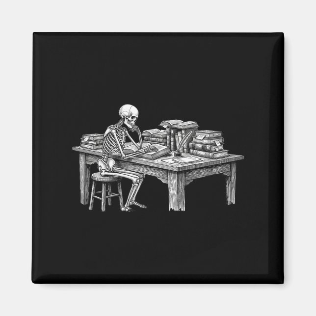 Imán Regalo para nerds de libros de academia oscura eru (Frente)