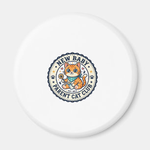 Imán Regalo para padres de nuevo bebé gato - Nuevo bebé